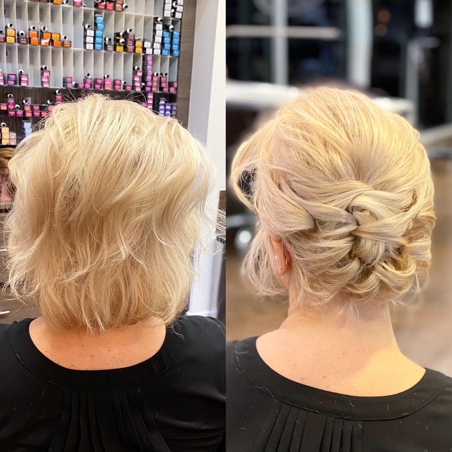 Updo for Short Fine Hair