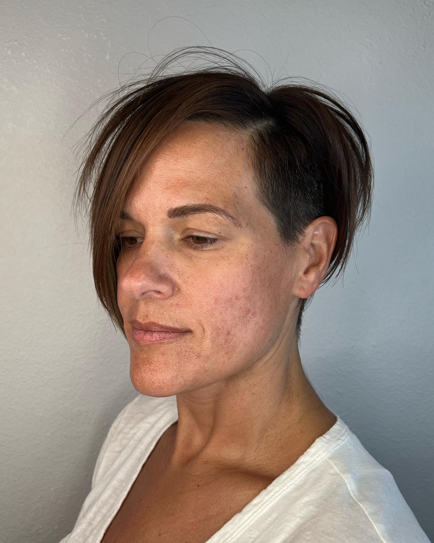 Edgy Asymmetrical Pixie with Undercut